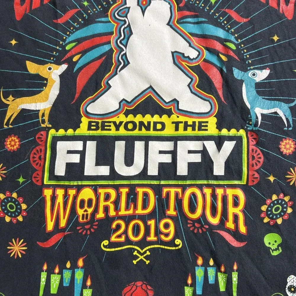 Gabriel Iglesias Beyond Fluffy 2019 Tour  Day Of‎ The Dead T-Shirt 5XL Has Flaws